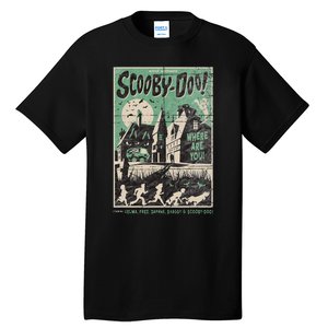 Mystery Incorporated Scary House Movie Poster Tall T-Shirt