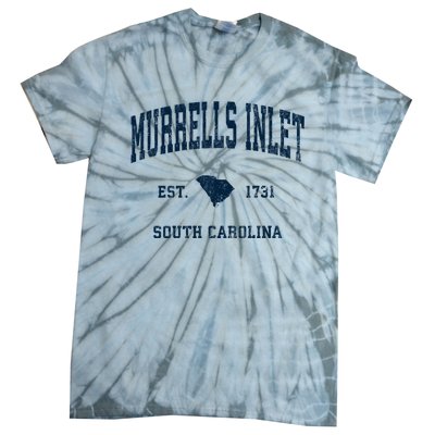 Murrells Inlet South Carolina Sc Vintage Athletic Tie-Dye T-Shirt