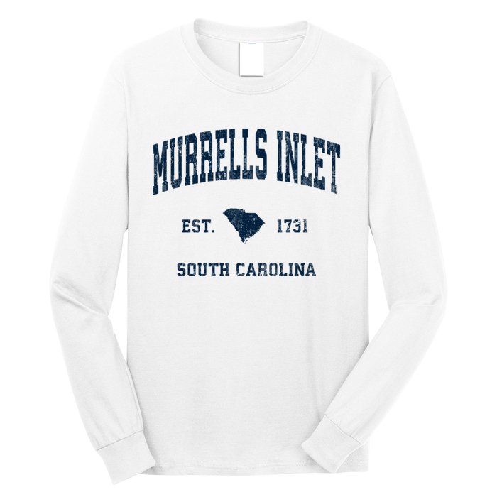 Murrells Inlet South Carolina Sc Vintage Athletic Long Sleeve Shirt