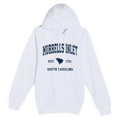 Murrells Inlet South Carolina Sc Vintage Athletic Premium Pullover Hoodie