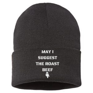 May I Suggest The Roast Beef Sustainable Knit Beanie