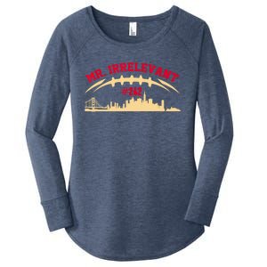 Mr Irrelevant San Francisco 262 Brock Hard Purdy Women's Perfect Tri Tunic Long Sleeve Shirt