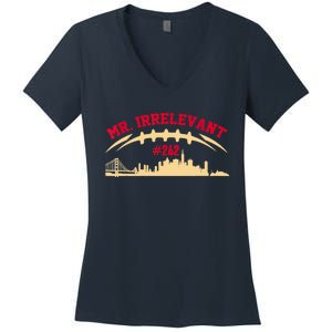 Mr Irrelevant San Francisco 262 Brock Hard Purdy Women's V-Neck T-Shirt