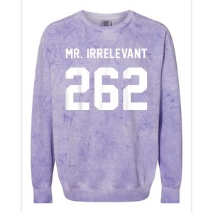 Mr Irrelevant San Francisco 262 Brock Hard Purdy Colorblast Crewneck Sweatshirt