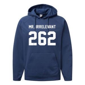 Mr Irrelevant San Francisco 262 Brock Hard Purdy Performance Fleece Hoodie