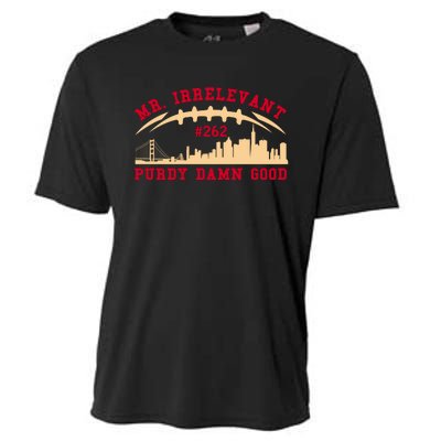 Mr Irrelevant San Francisco 262 Brock Hard Purdy Cooling Performance Crew T-Shirt