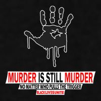 Murder Is Still Murder No Matter Who Pulls The Trigger Ladies PosiCharge Tri-Blend Wicking Tank