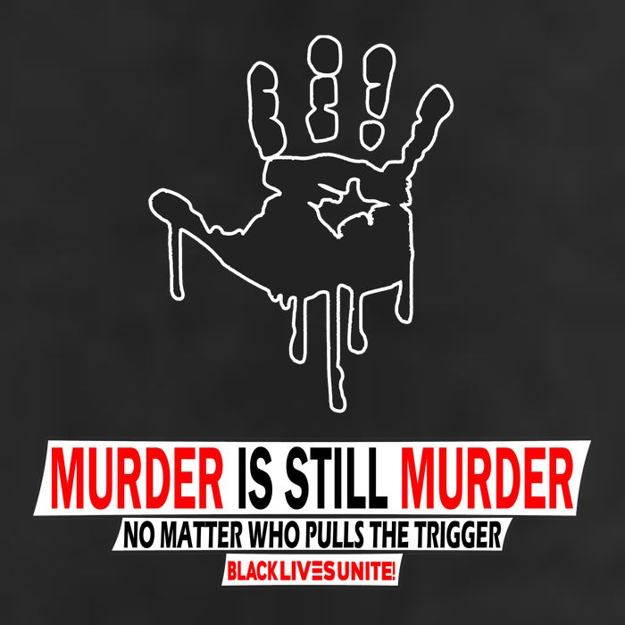 Murder Is Still Murder No Matter Who Pulls The Trigger 7 Panel Mesh Trucker Snapback Hat