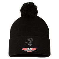 Murder Is Still Murder No Matter Who Pulls The Trigger Pom Pom 12in Knit Beanie