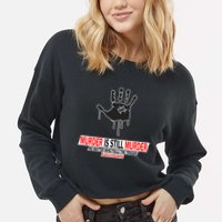 Murder Is Still Murder No Matter Who Pulls The Trigger Cropped Pullover Crew