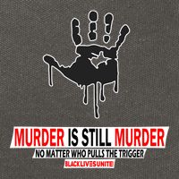 Murder Is Still Murder No Matter Who Pulls The Trigger Cotton Canvas Backpack
