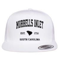 Murrells Inlet South Carolina Sc Vintage Established Athletic Sport Flat Bill Trucker Hat