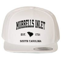 Murrells Inlet South Carolina Sc Vintage Established Athletic Sport Wool Snapback Cap