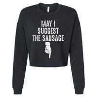 May I Suggest The Sausage Cropped Pullover Crew