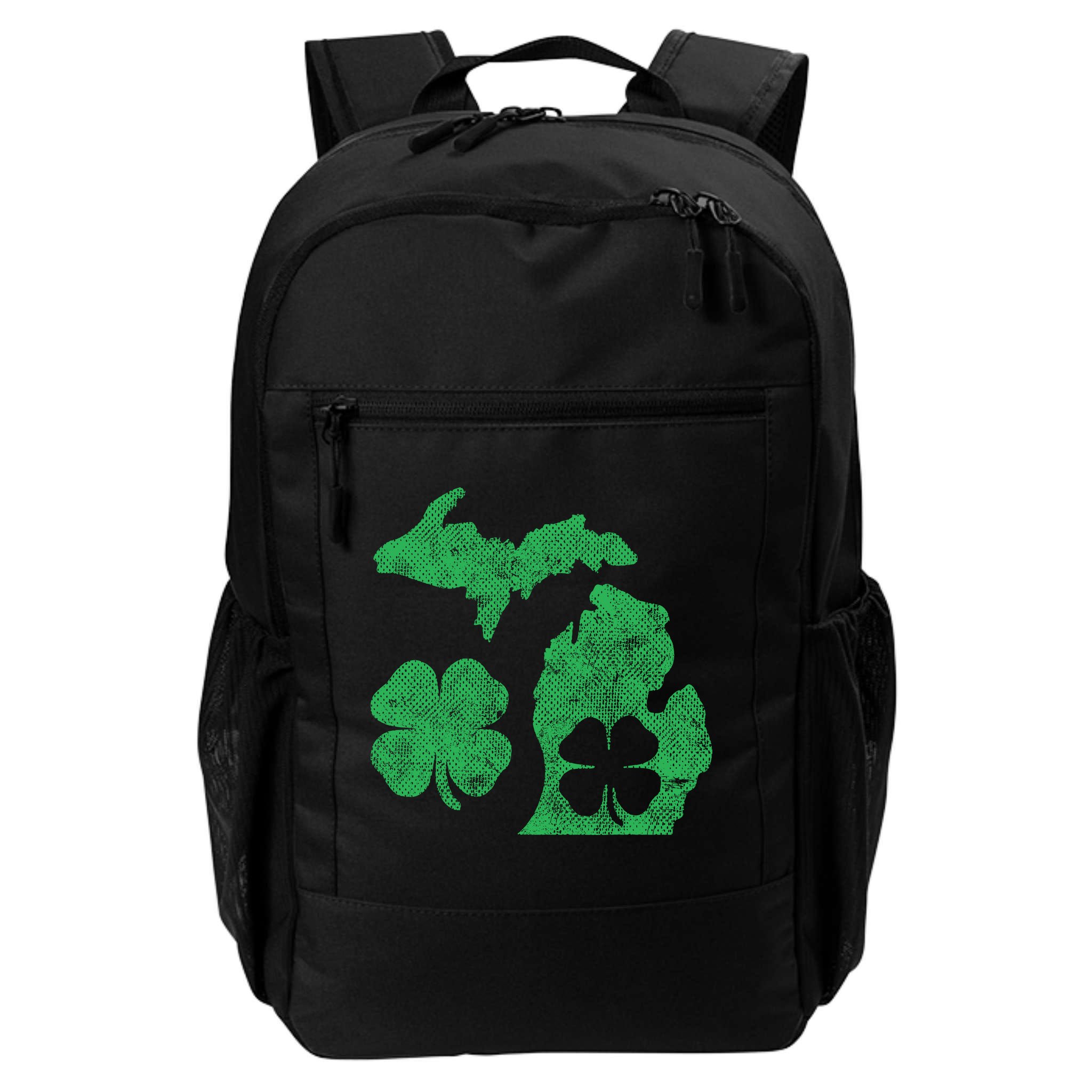 Michigan Irish Shamrock St Patricks Day Saint Paddys Backpack