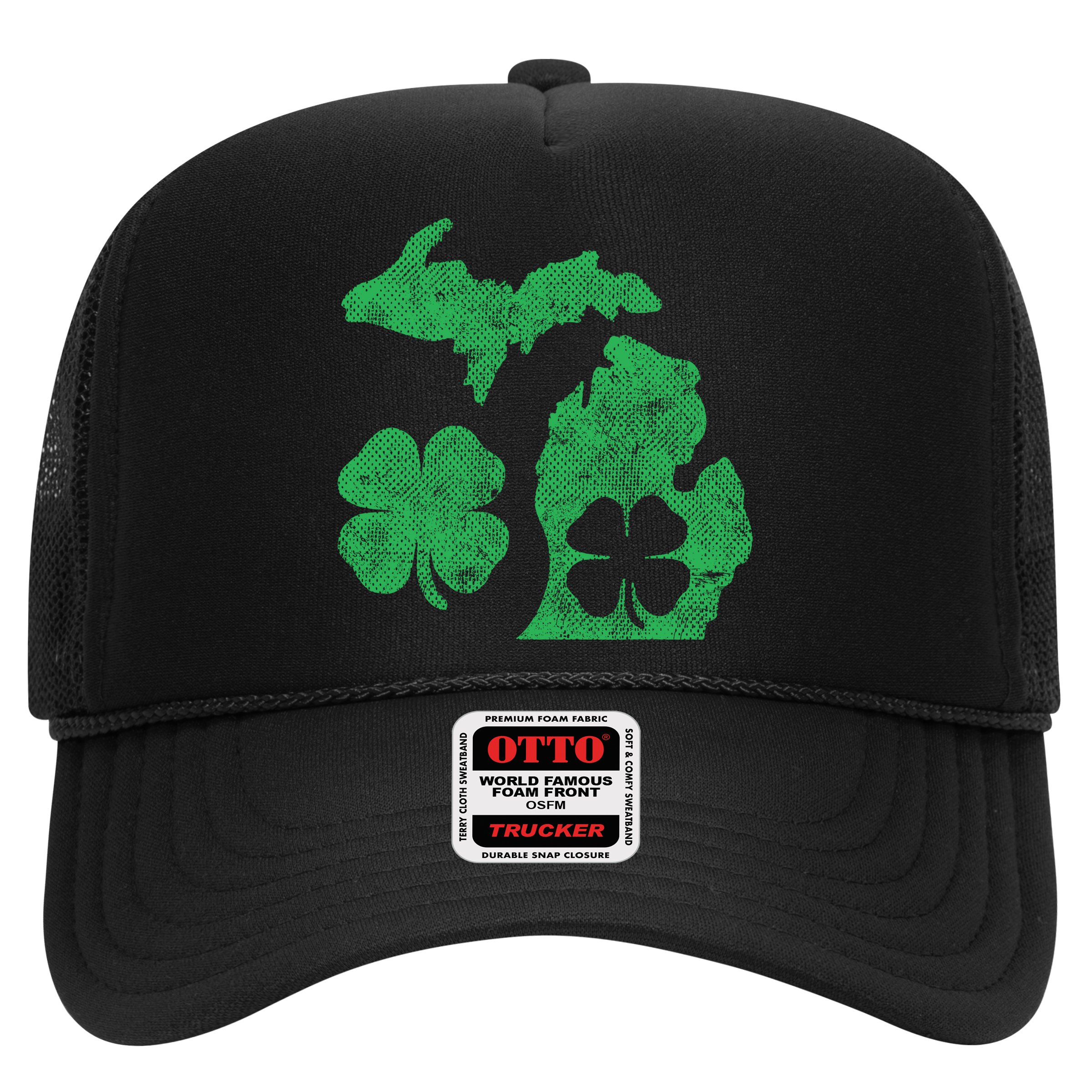 Michigan Irish Shamrock St Patricks Day Saint Paddys Hat
