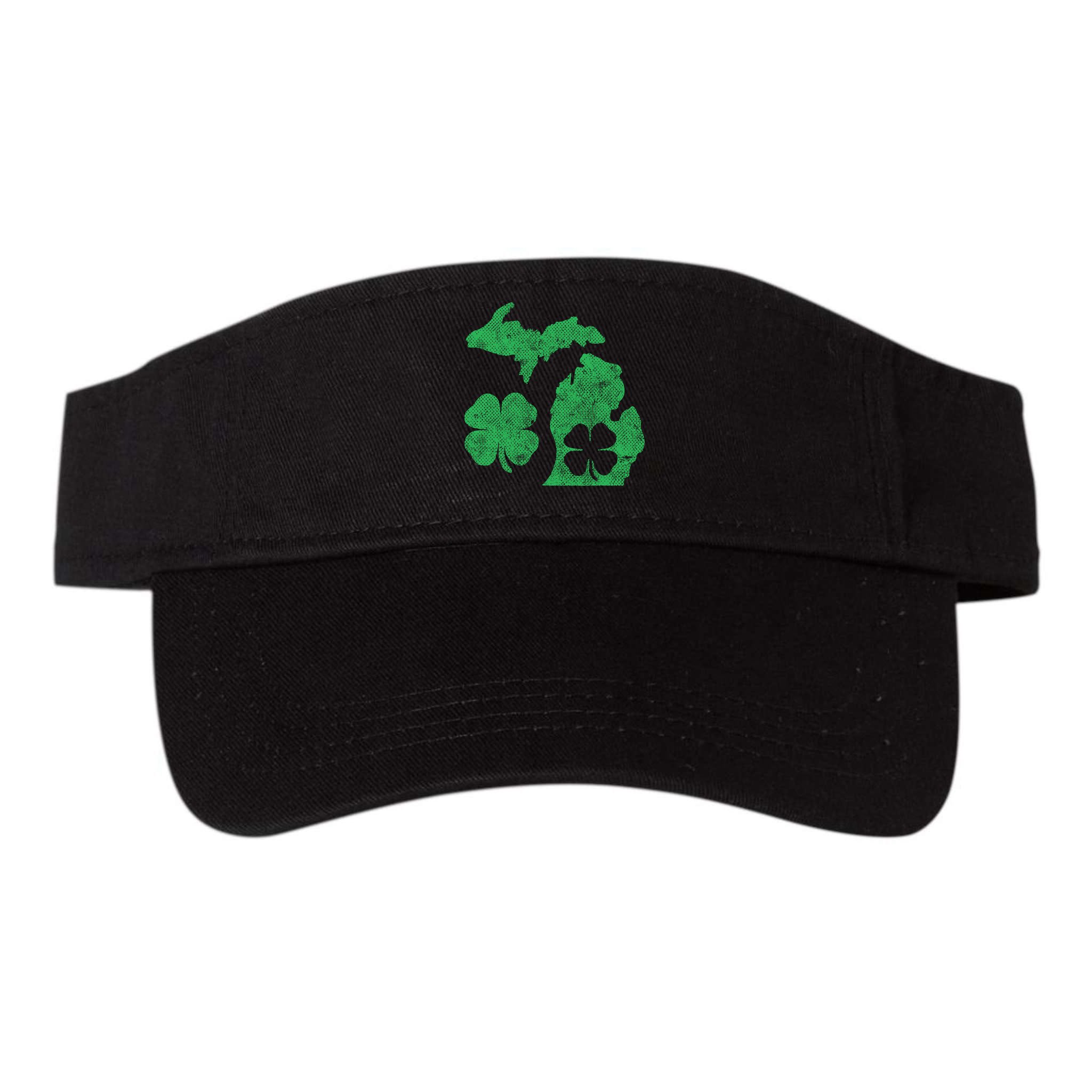 Michigan Irish Shamrock St Patricks Day Saint Paddys Visor