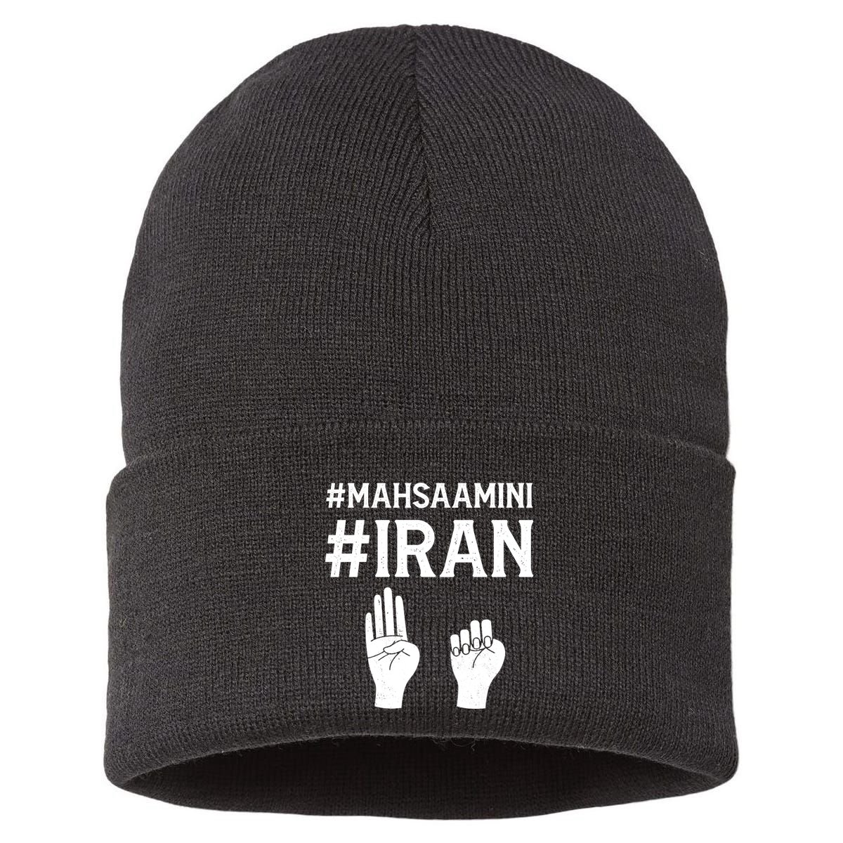 Mahsaamini Iran Symbol Sustainable Knit Beanie