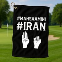 Mahsaamini Iran Symbol Golf Towel