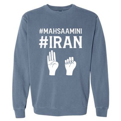 Mahsaamini Iran Symbol Garment-Dyed Sweatshirt