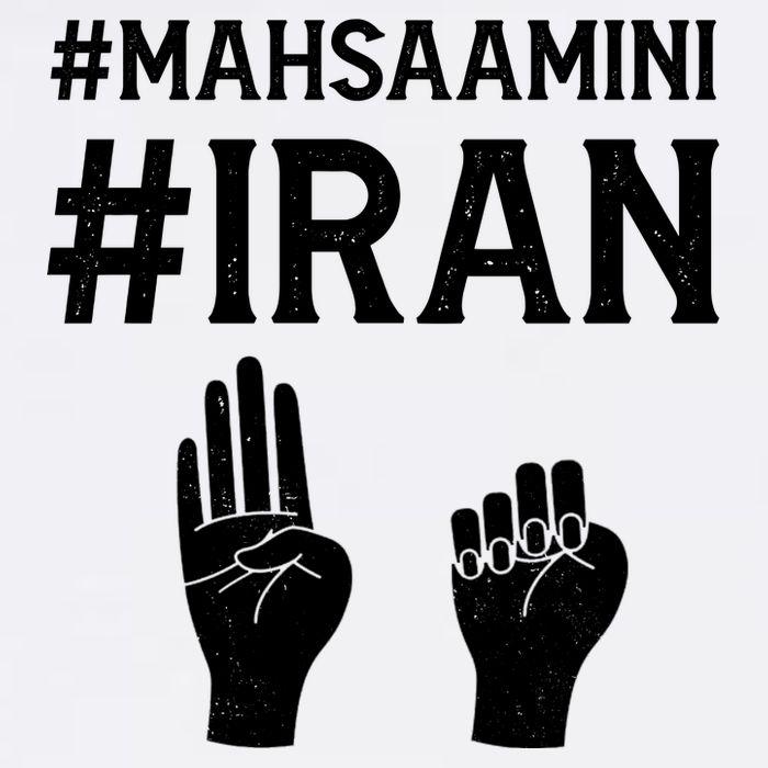 Mahsaamini Iran Symbol Garment-Dyed Sweatshirt