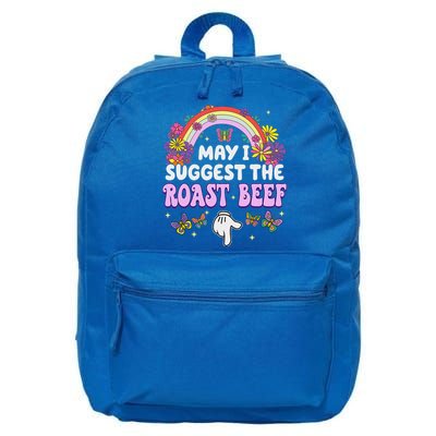 May I Suggest The Roast Beef Embarrassing 16 in Basic Backpack