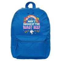 May I Suggest The Roast Beef Embarrassing 16 in Basic Backpack
