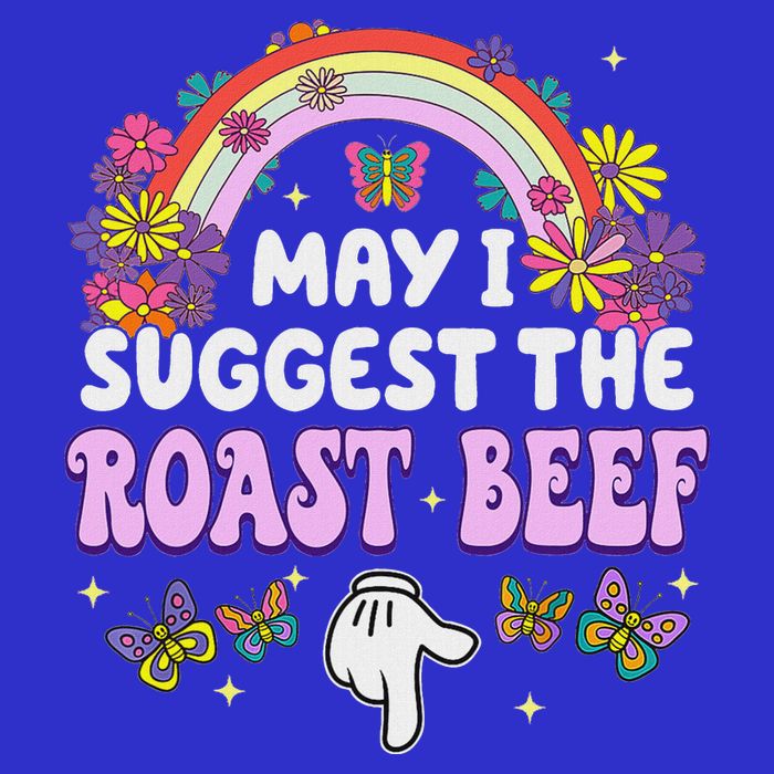 May I Suggest The Roast Beef Embarrassing Pom Pom 12in Knit Beanie