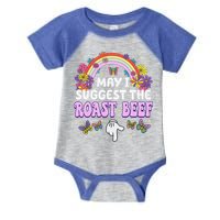 May I Suggest The Roast Beef Embarrassing Infant Baby Jersey Bodysuit