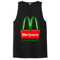 Marijuana IM Smokin It Funny Quote PosiCharge Competitor Tank