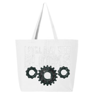 Mechanic I Still Play With Blocks Funny 25L Jumbo Tote