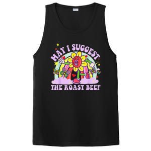 May I Suggest The Roast Beef Funny Embarrassing Adult Humor PosiCharge Competitor Tank