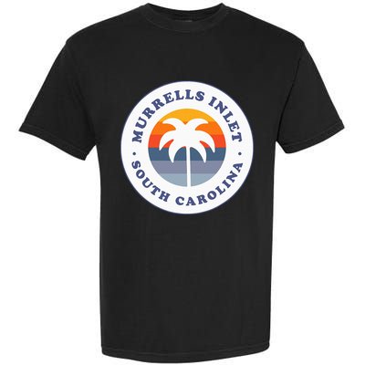 Murrells Inlet South Carolina Sc Retro Palm Tree Souvenir Garment-Dyed Heavyweight T-Shirt