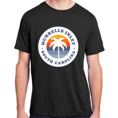 Murrells Inlet South Carolina Sc Retro Palm Tree Souvenir Adult ChromaSoft Performance T-Shirt