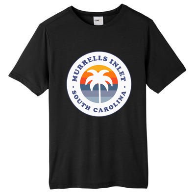 Murrells Inlet South Carolina Sc Retro Palm Tree Souvenir Tall Fusion ChromaSoft Performance T-Shirt