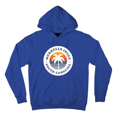 Murrells Inlet South Carolina Sc Retro Palm Tree Souvenir Hoodie