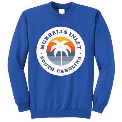 Murrells Inlet South Carolina Sc Retro Palm Tree Souvenir Sweatshirt