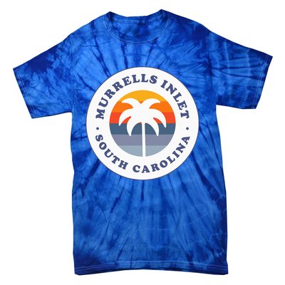 Murrells Inlet South Carolina Sc Retro Palm Tree Souvenir Tie-Dye T-Shirt