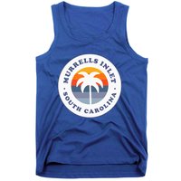 Murrells Inlet South Carolina Sc Retro Palm Tree Souvenir Tank Top