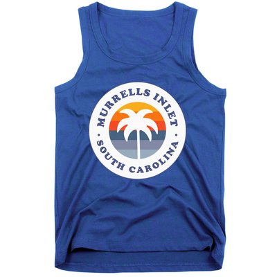 Murrells Inlet South Carolina Sc Retro Palm Tree Souvenir Tank Top