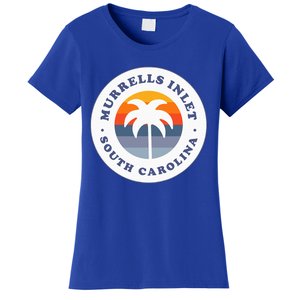 Murrells Inlet South Carolina Sc Retro Palm Tree Souvenir Women's T-Shirt