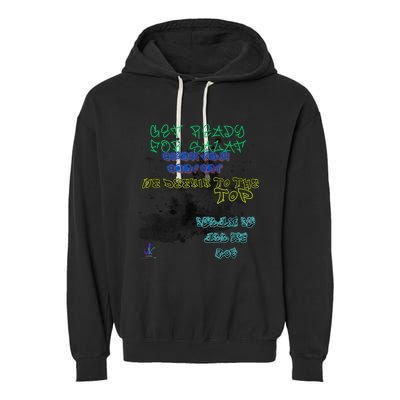 MUSLIM ISLAMIC SAYING GRAFFITI PAINT SPLATT RAMADAN Garment-Dyed Fleece Hoodie