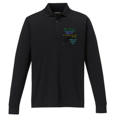 MUSLIM ISLAMIC SAYING GRAFFITI PAINT SPLATT RAMADAN Performance Long Sleeve Polo