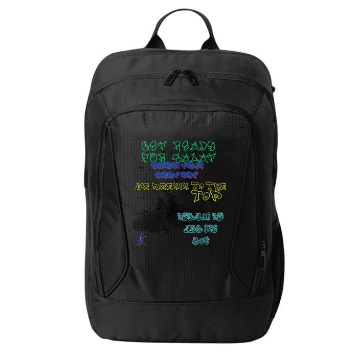 MUSLIM ISLAMIC SAYING GRAFFITI PAINT SPLATT RAMADAN City Backpack