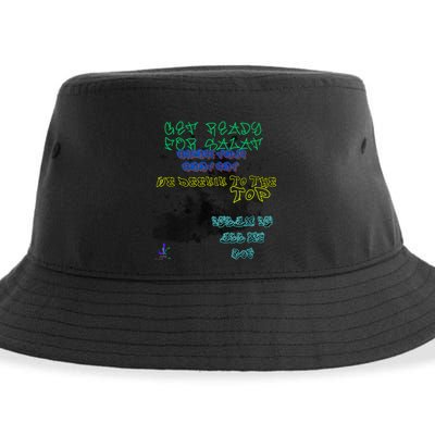 MUSLIM ISLAMIC SAYING GRAFFITI PAINT SPLATT RAMADAN Sustainable Bucket Hat