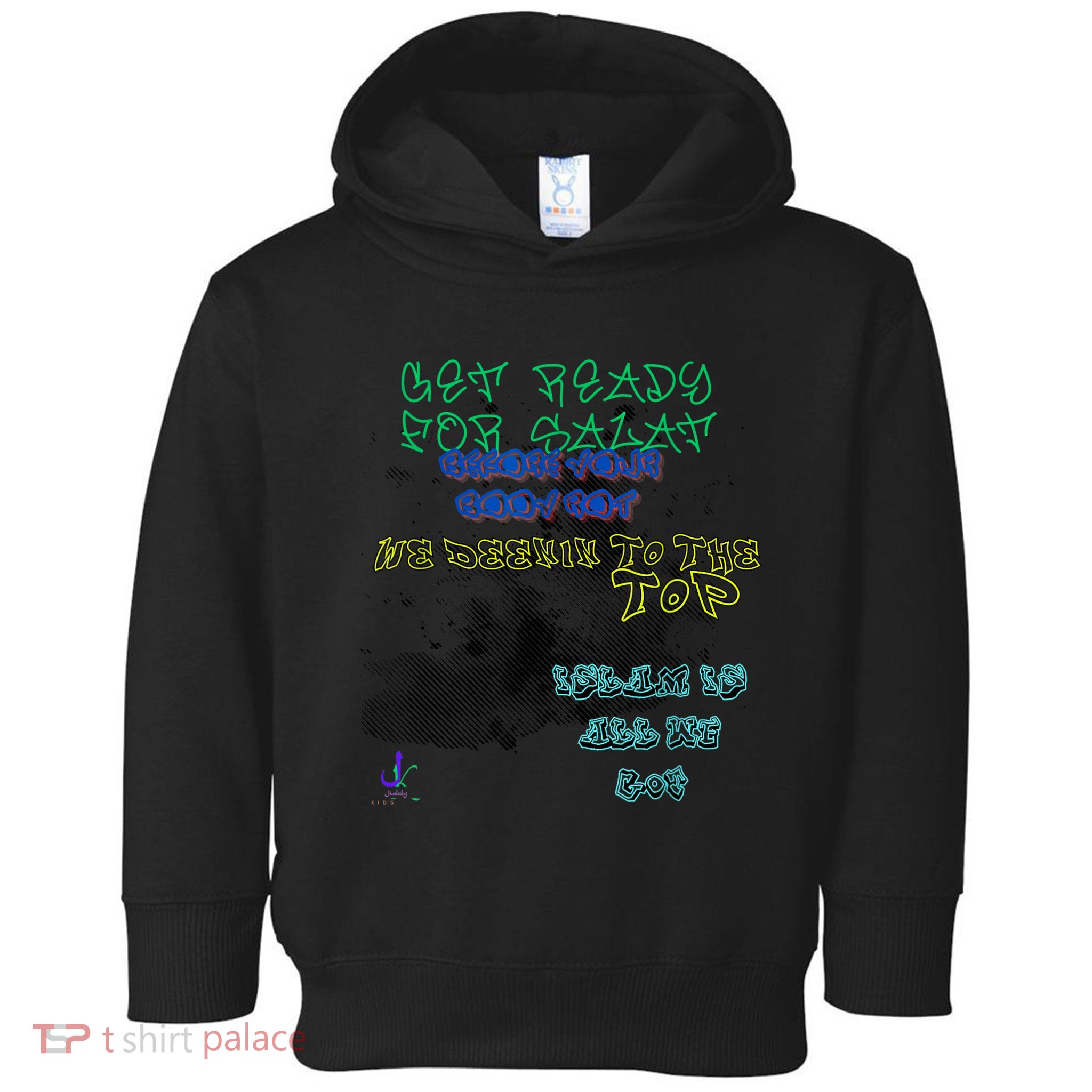 MUSLIM ISLAMIC SAYING GRAFFITI PAINT SPLATT RAMADAN Toddler Hoodie