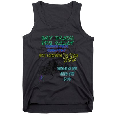 MUSLIM ISLAMIC SAYING GRAFFITI PAINT SPLATT RAMADAN Tank Top