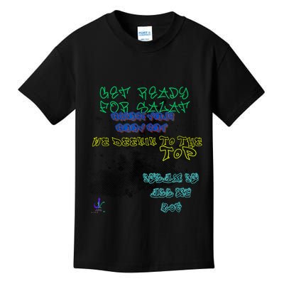 MUSLIM ISLAMIC SAYING GRAFFITI PAINT SPLATT RAMADAN Kids T-Shirt