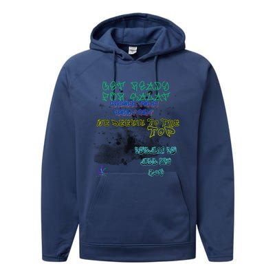 MUSLIM ISLAMIC SAYING GRAFFITI PAINT SPLATT RAMADAN Performance Fleece Hoodie