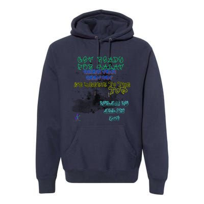 MUSLIM ISLAMIC SAYING GRAFFITI PAINT SPLATT RAMADAN Premium Hoodie